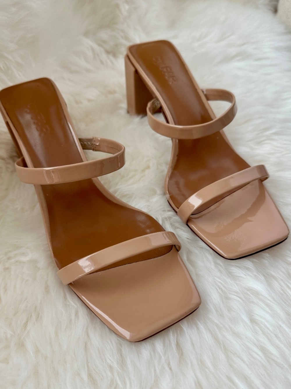 By Far Tanya Nude Sandal, Size EU 39